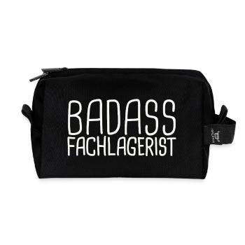 Magasinier Badass - Trousse de toilette en tissu recyclé - noir - Devant