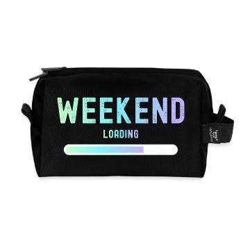 Weekend loading Weekend and leisure - Recycled Toiletry Zip Bag - black - Front