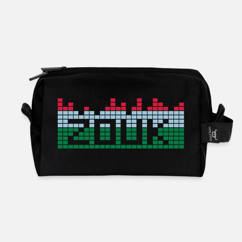 Create memories & T-Shirts zouk - Recycled Toiletry Zip Bag - black