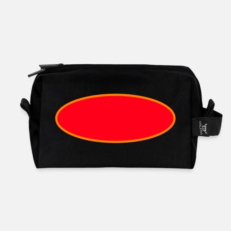 Hintergrund - Recycelte Kulturtasche - Schwarz