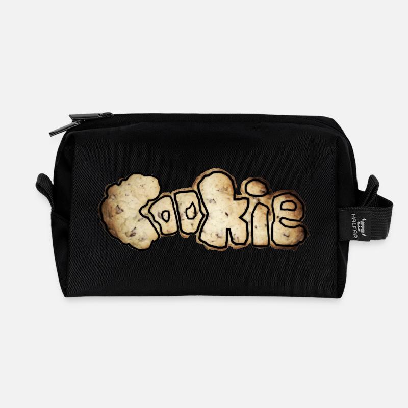 Cookie - Recycelte Kulturtasche - Schwarz