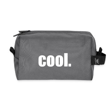 Cool Proverbes Conception - Trousse de toilette en tissu recyclé - anthracite - Devant