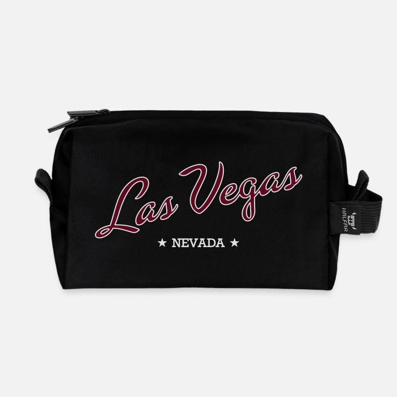 Las Vegas - Recycelte Kulturtasche - Schwarz