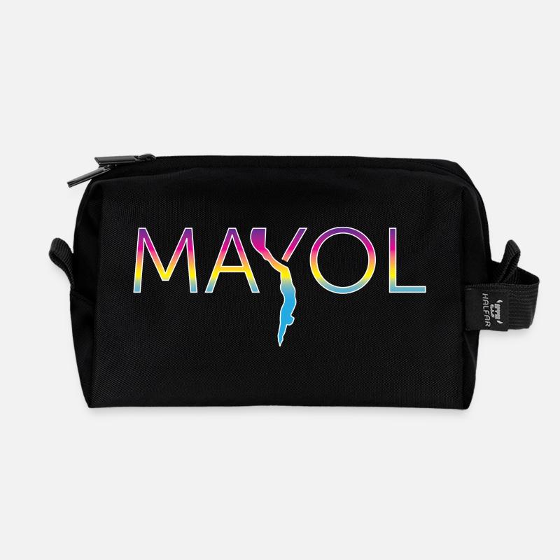 MAYOL – Freediving Legend - Recycelte Kulturtasche - Schwarz