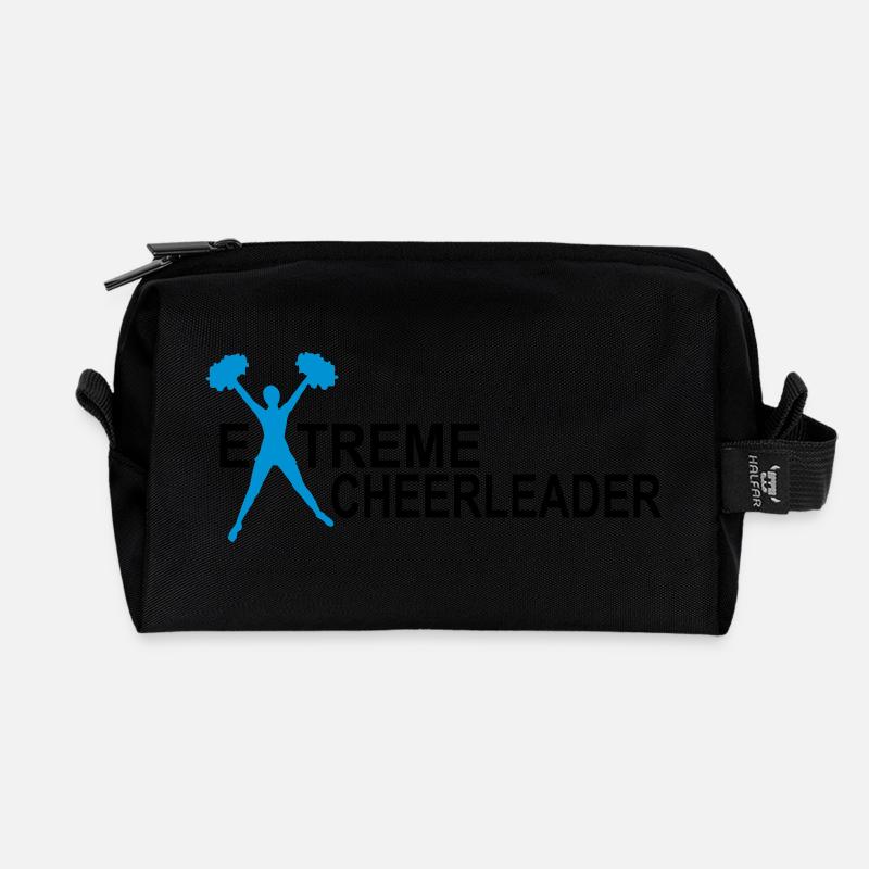 cheerleader - Recycelte Kulturtasche - Schwarz