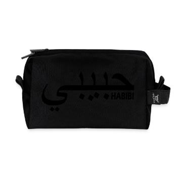 Ha - Recycled Toiletry Zip Bag - black - Front