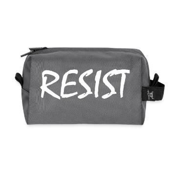 Resist - Recycelte Kulturtasche - Anthrazit - Vorne