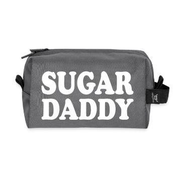 Sugar daddy - Recycelte Kulturtasche - Anthrazit - Vorne