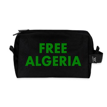 Algerien - Recycelte Kulturtasche - Schwarz - Vorne