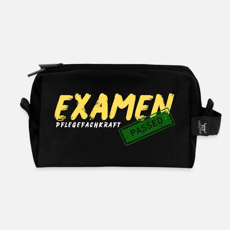 Examen Pflegefachkraft - Recycelte Kulturtasche - Schwarz