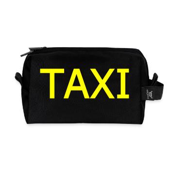 Taxi - Trousse de toilette en tissu recyclé - noir - Devant