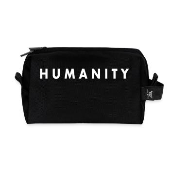 Humanity - Recycled Toiletry Zip Bag - black - Front