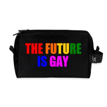 L’avenir est gay - Trousse de toilette en tissu recyclé - noir - Devant