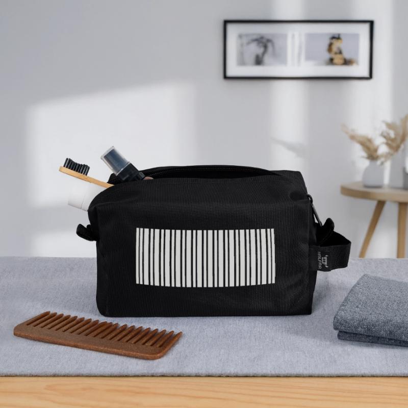 Code-barres Trousse de toilette en tissu recyclé