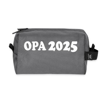 Opa 2025 - Recycelte Kulturtasche - Anthrazit - Vorne