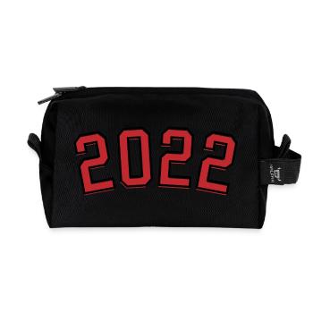 Sport Birth Year 2022 - Recycled Toiletry Zip Bag - black - Front