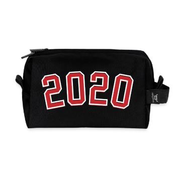 Sport Birth Year 2020 - Recycled Toiletry Zip Bag - black - Front