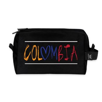 Kolumbien - Recycelte Kulturtasche - Schwarz - Vorne