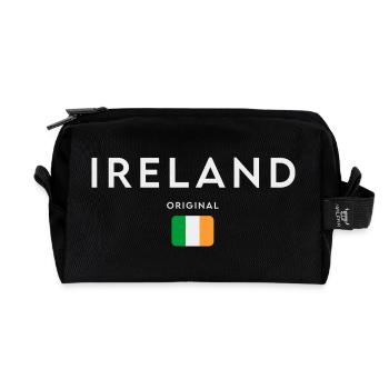 Flagge von Irland, Irish Pride - Recycelte Kulturtasche - Schwarz - Vorne
