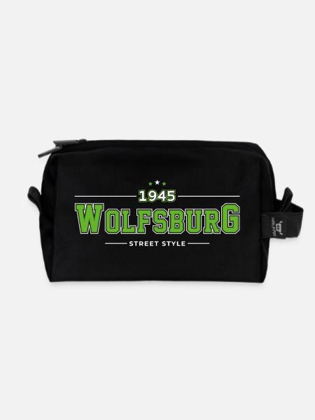 Wolfsburg - Recycelte Kulturtasche - Schwarz