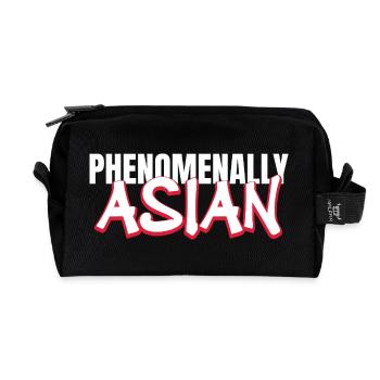 Phenomenally Asian Heritage Empowerment Art - Recycelte Kulturtasche - Schwarz - Vorne