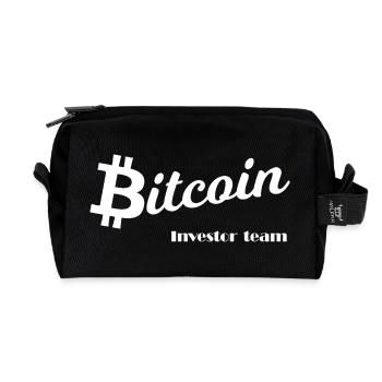 Krypto Investor Team Grafik - Recycelte Kulturtasche - Schwarz - Vorne