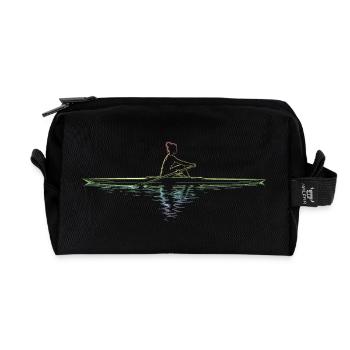 Ramer - Trousse de toilette en tissu recyclé - noir - Devant