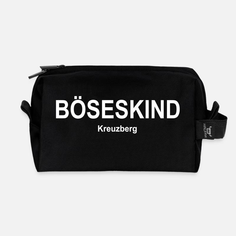 Böseskind Kreuzberg - Recycelte Kulturtasche - Schwarz