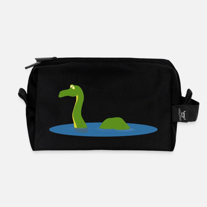 See Monster Meer - Recycelte Kulturtasche - Schwarz