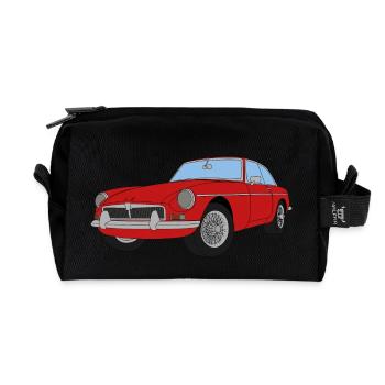 MGB COLOUR - Recycled Toiletry Zip Bag - black - Front