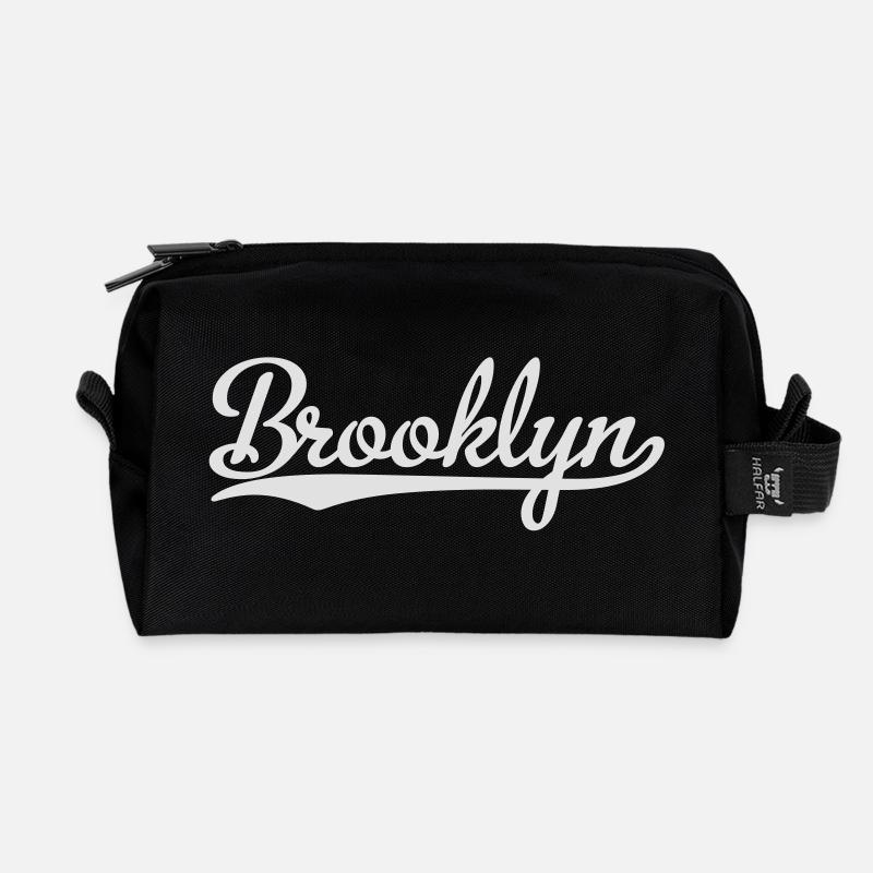 Brooklyn - Recycelte Kulturtasche - Schwarz
