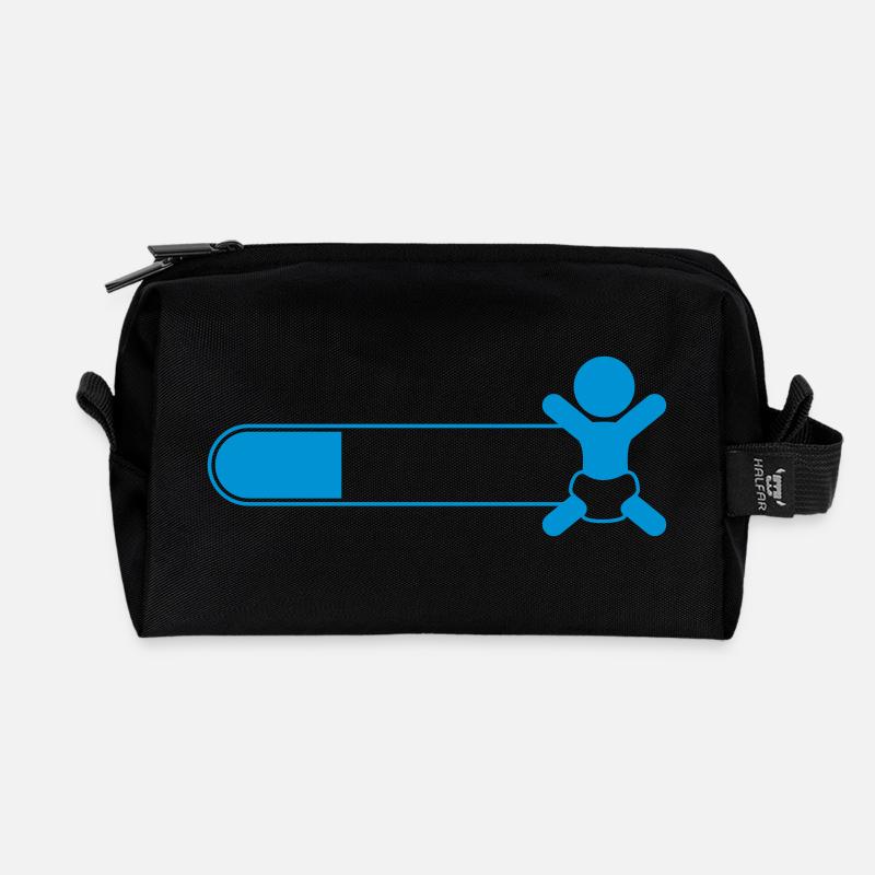 Baby Loading - Recycelte Kulturtasche - Schwarz