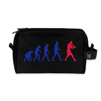 Boxing Evolution logo - Trousse de toilette en tissu recyclé - noir - Devant