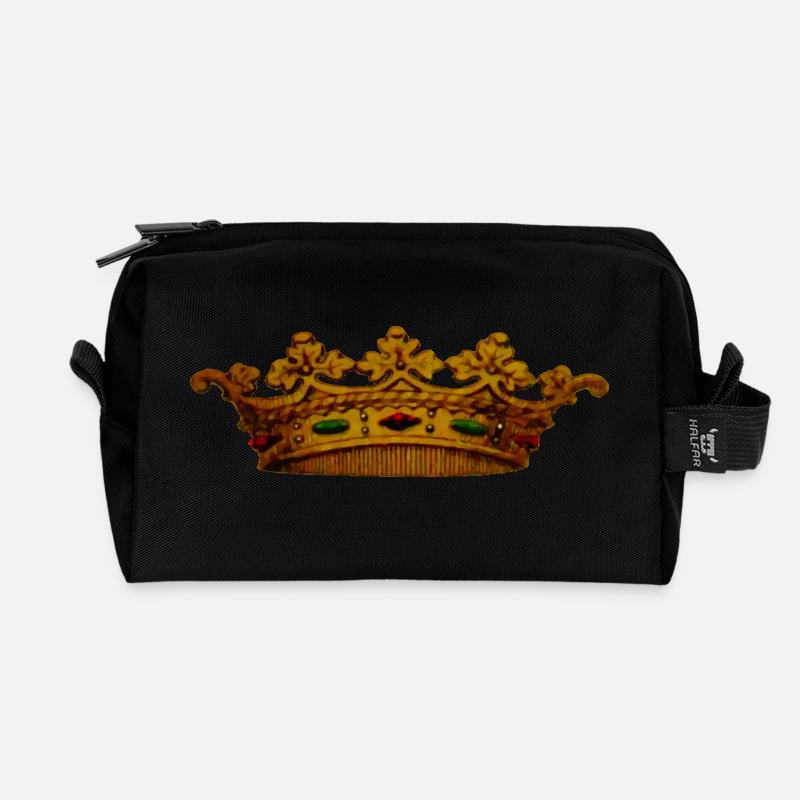 Crown 3 - Trousse de toilette en tissu recyclé - noir