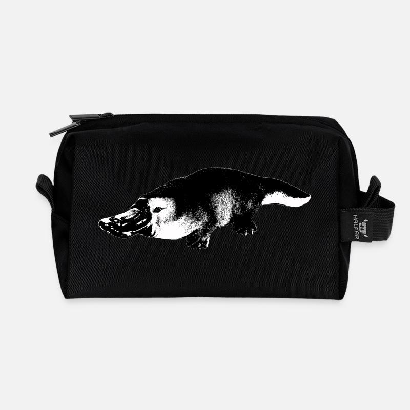 Platypus - Recycled Toiletry Zip Bag - black