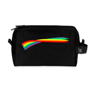 LGBTQ LGBTQ+ Pride Month Flag Design - Recycelte Kulturtasche - Schwarz - Vorne