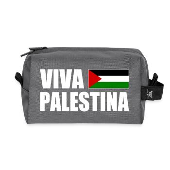 Viva palestina - Recycelte Kulturtasche - Anthrazit - Vorne