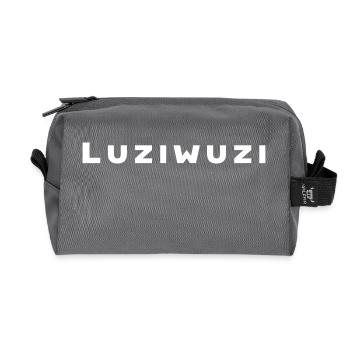 Luziwuzi - Trousse de toilette en tissu recyclé - anthracite - Devant