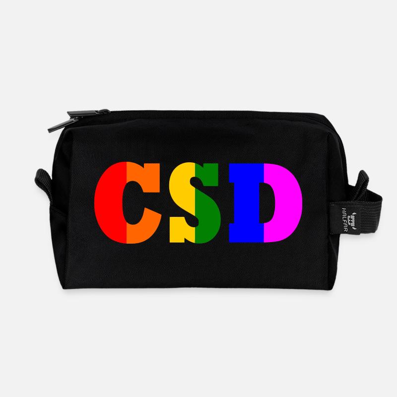Csd - Recycelte Kulturtasche - Schwarz