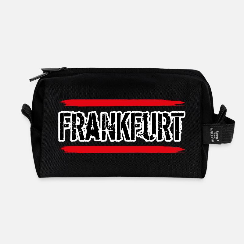 Frankfurt Fan - Recycelte Kulturtasche - Schwarz