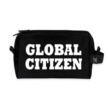 global citizen - Recycelte Kulturtasche - Schwarz - Vorne