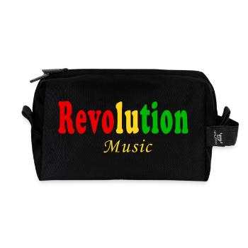 Musique de Revolution - Trousse de toilette en tissu recyclé - noir - Devant
