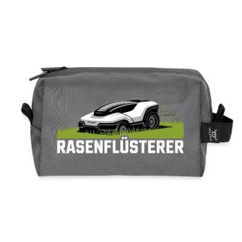 Lawn Whisperer Tondeuse à gazon de jardin Lawn Whisperer - Trousse de toilette en tissu recyclé - anthracite - Devant