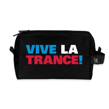 Trance - Vive la Trance ! - Recycelte Kulturtasche - Schwarz - Vorne
