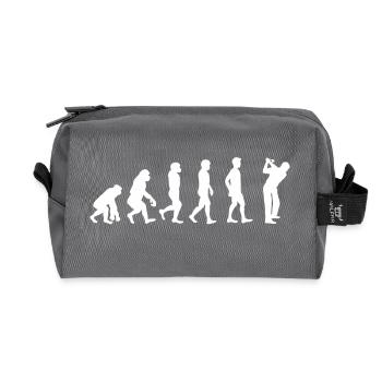 Evolution Golf - Recycelte Kulturtasche - Anthrazit - Vorne
