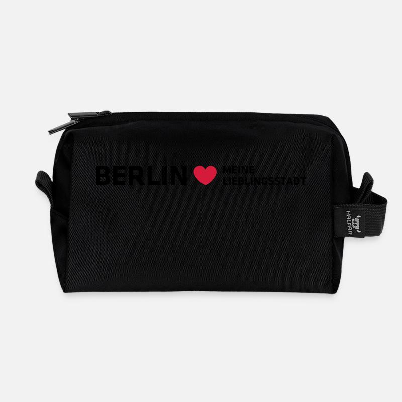 Berlin Meine Lieblingsstadt - Recycelte Kulturtasche - Schwarz