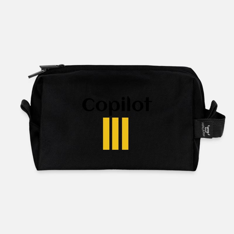 Copilot - Recycelte Kulturtasche - Schwarz