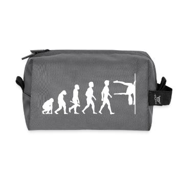 Evolution Poledance Pole Dancing Stange Tanzen - Recycelte Kulturtasche - Anthrazit - Vorne
