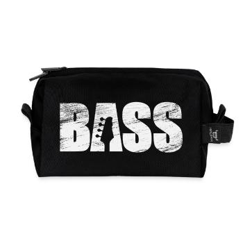 bass - Recycelte Kulturtasche - Schwarz - Vorne