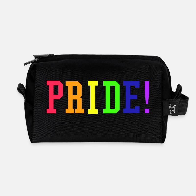 Pride - Recycelte Kulturtasche - Schwarz
